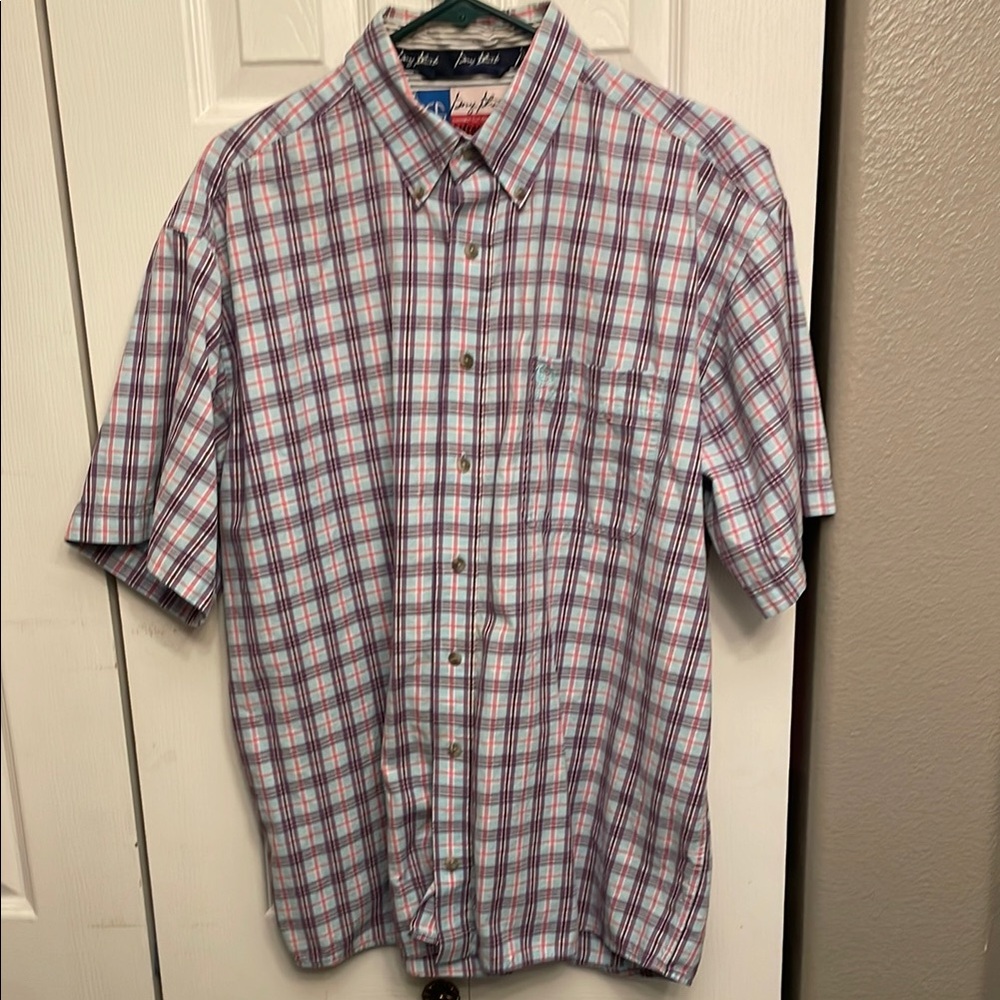 Men's Plaid Short Sleeve Shirt